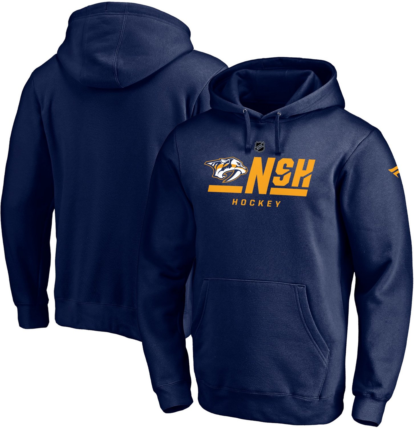 Fanatics Men's Nashville Predators Secondary Tricode Pullover Hoodie ...