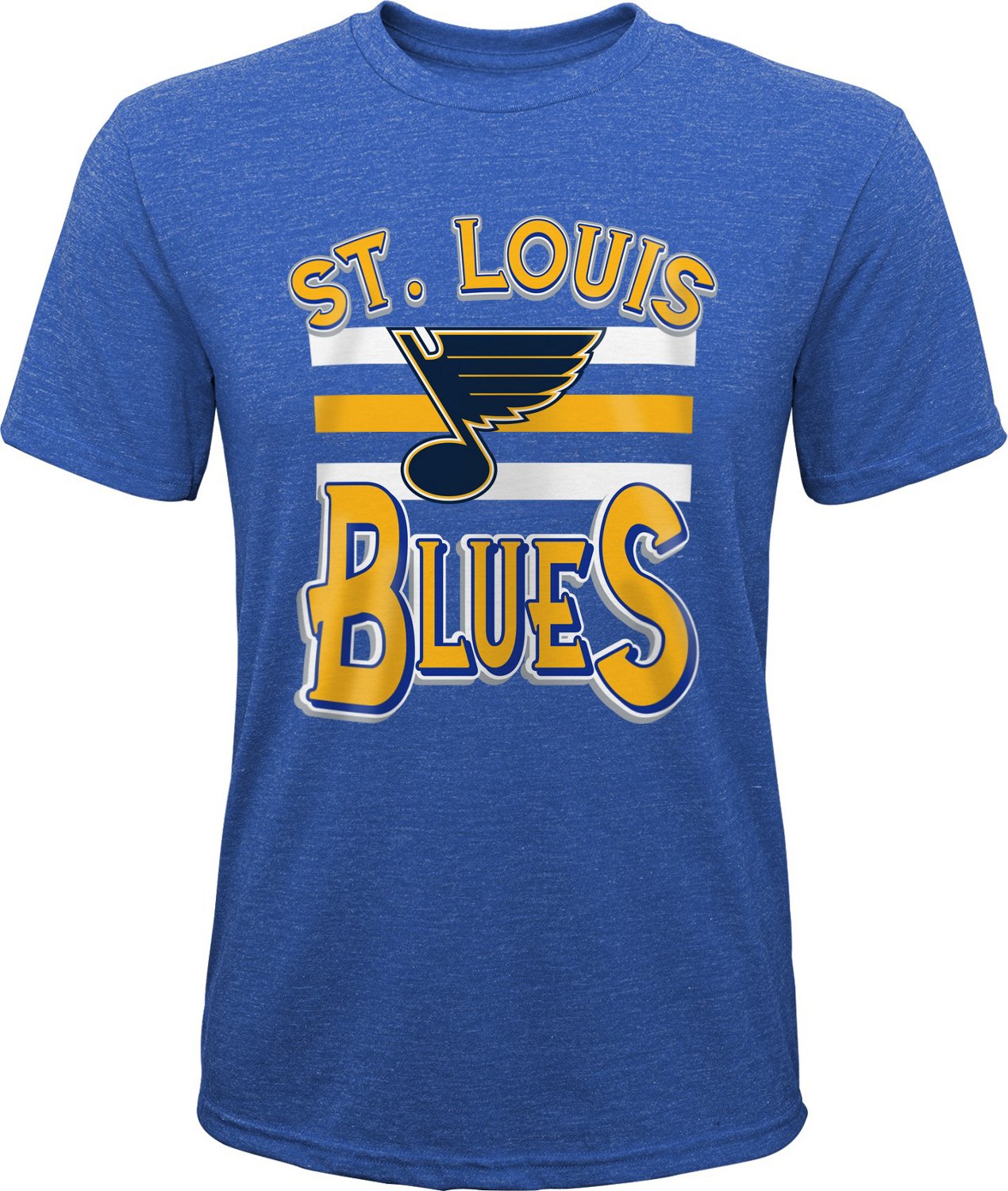 St Louis Blues Infant Double Crossed Short Sleeve T-Shirt Grey