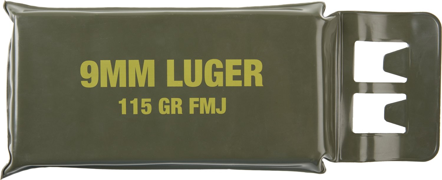 Monarch Battle Pack 9mm Luger 115-Grain Centerfire Pistol Ammunition - 200 Rounds