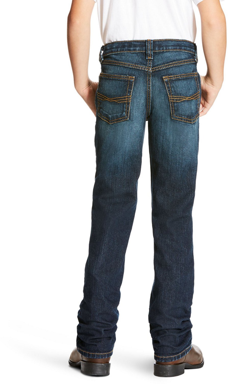 Ariat Boys' B5 Legacy Stretch Stackable Slim Fit Straight Leg Durham Jeans - view number 3