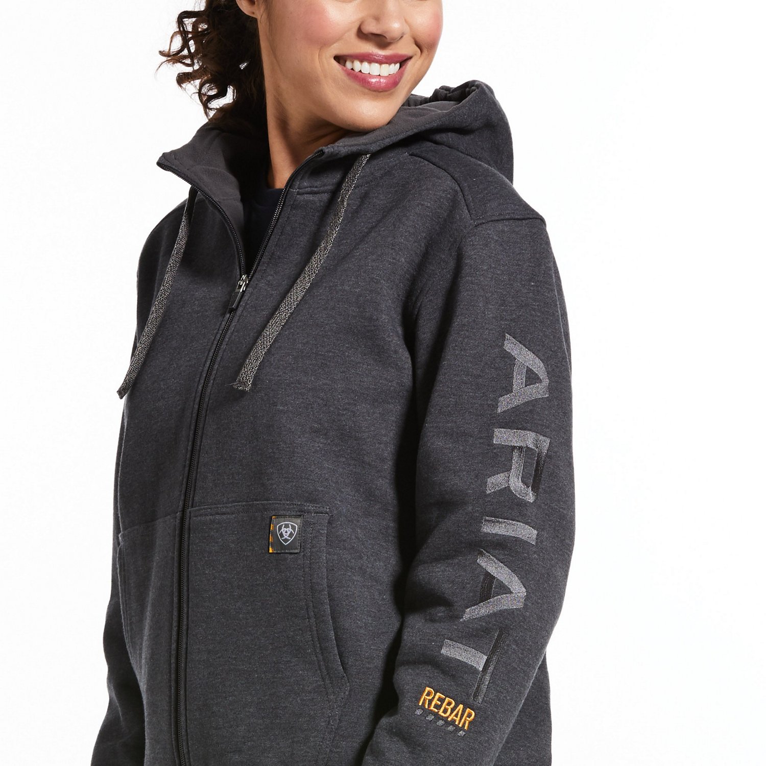 Ariat Women's Rebar All-Weather FZ Hoodie - view number 2