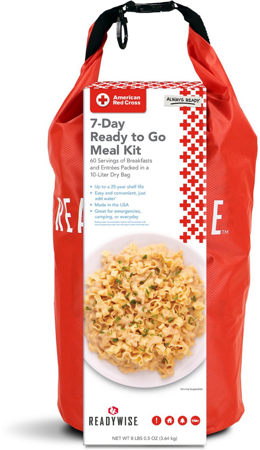Wise Company Readywise American Red Cross 7 Day Emergency Food Supply With Dry Bag