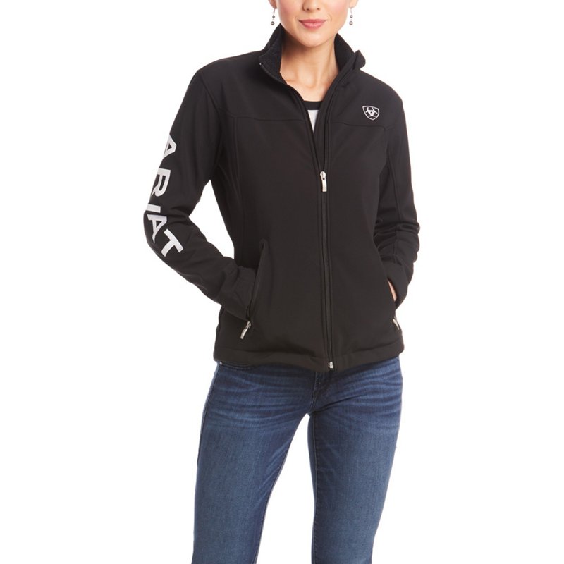 Ariat Women's New Team Softshell Jacket Black, Medium - Women's Athletic Jackets at Academy Sports product image