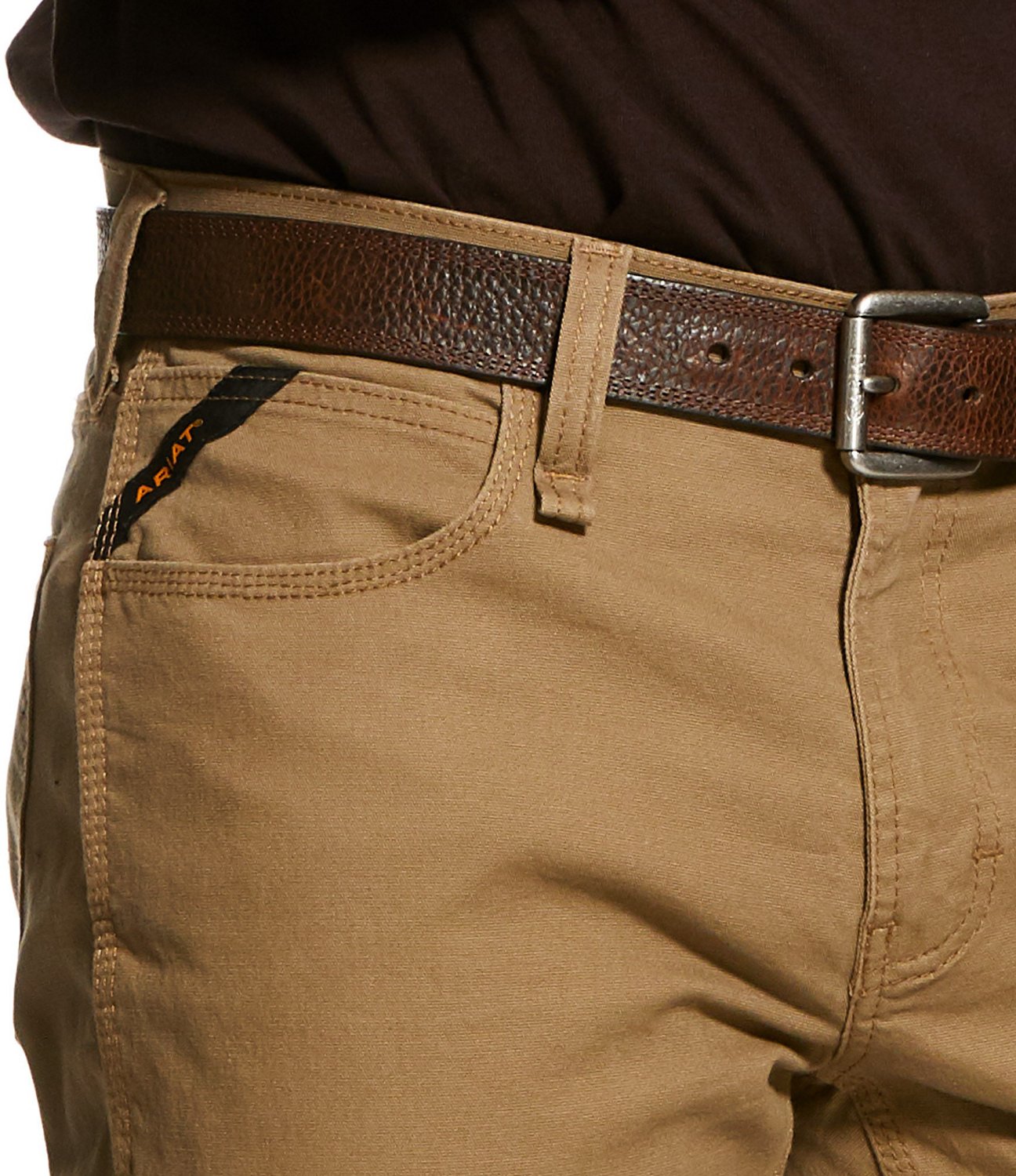 Ariat Men's Rebar M4 DuraStretch Made Tough Stackable Straight Leg Work Pants                                                    - view number 2