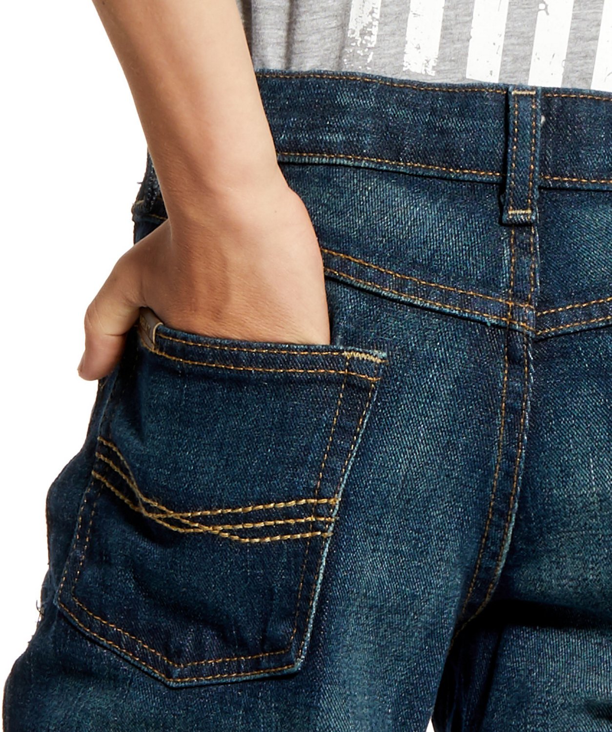 Ariat Boys' B5 Legacy Stretch Stackable Slim Fit Straight Leg Durham Jeans