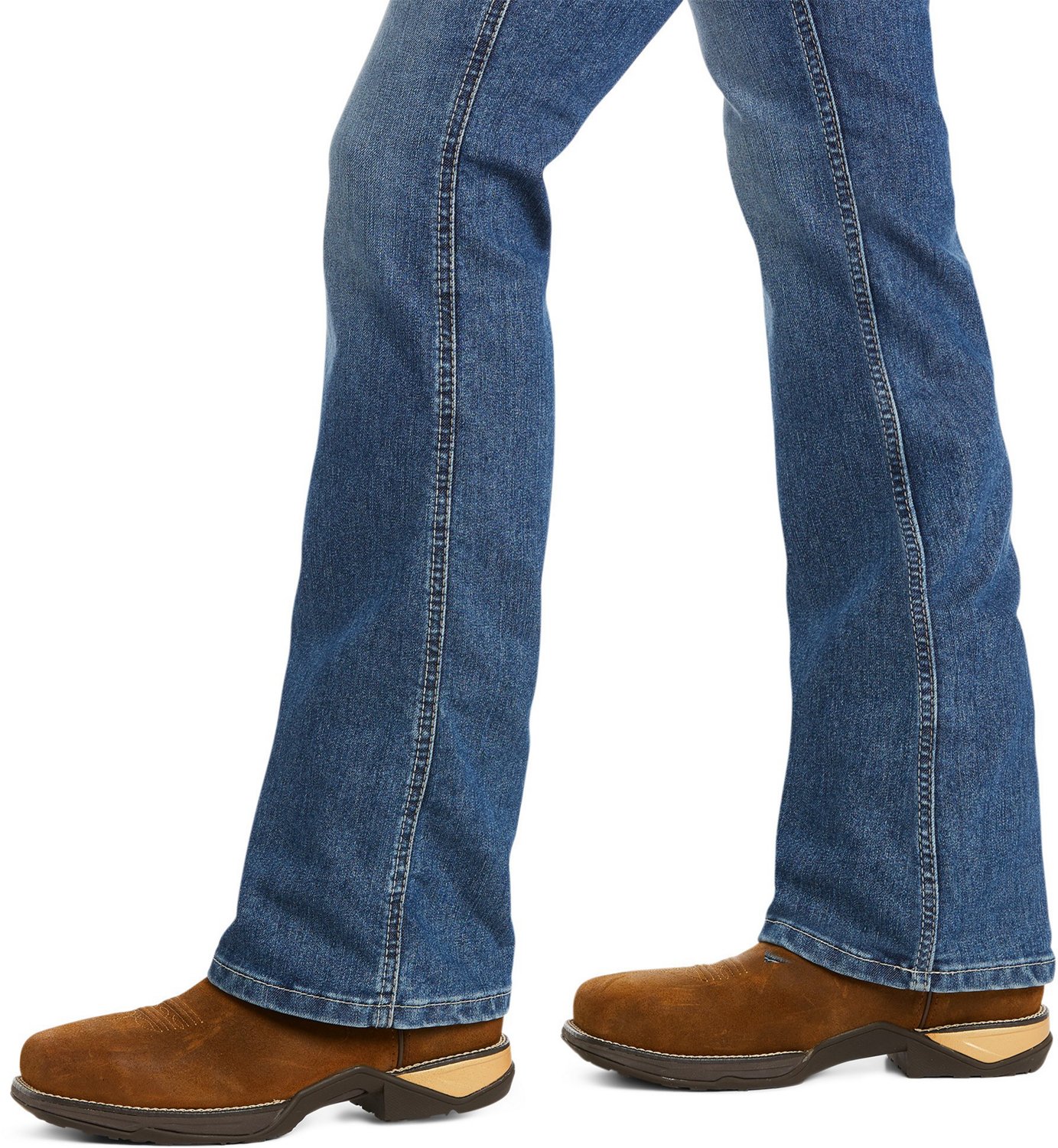Ariat Women's Plus Size Rebar DuraStretch Raven Boot Cut Jeans - view number 4
