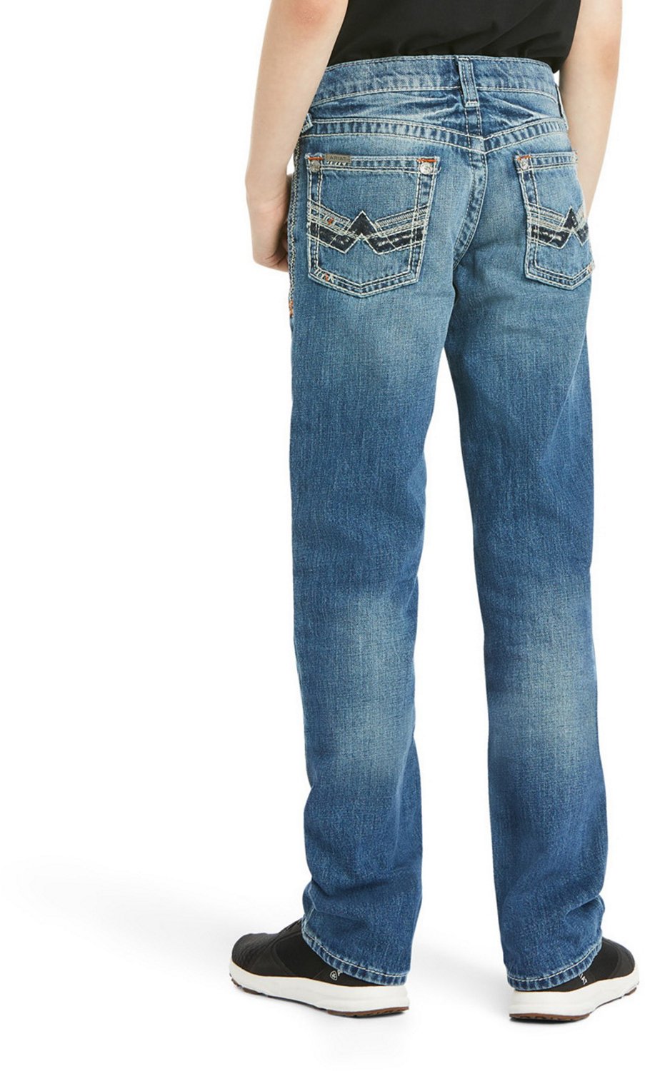 Ariat Boys' B5 Charger Dakota Slim Fit Jeans - view number 3