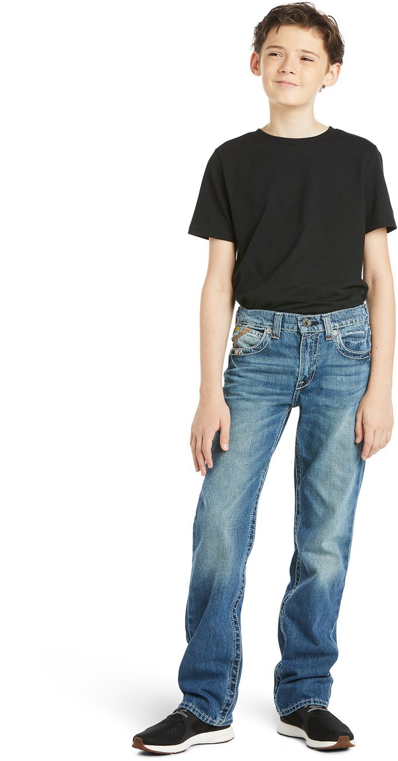 Ariat Boys' B5 Charger Dakota Slim Fit Jeans - view number 6