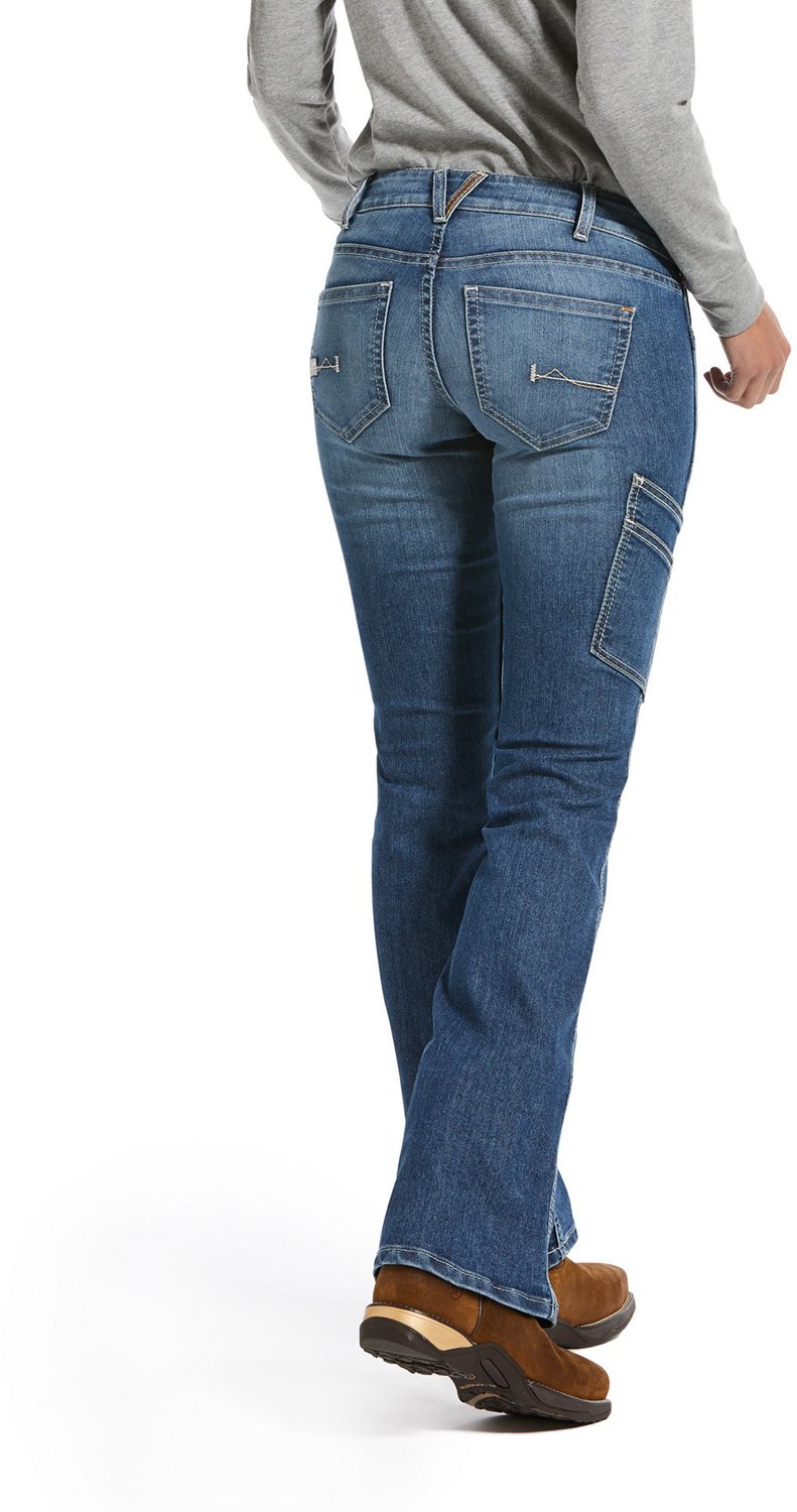 Ariat Women's Plus Size Rebar DuraStretch Raven Boot Cut Jeans | Academy
