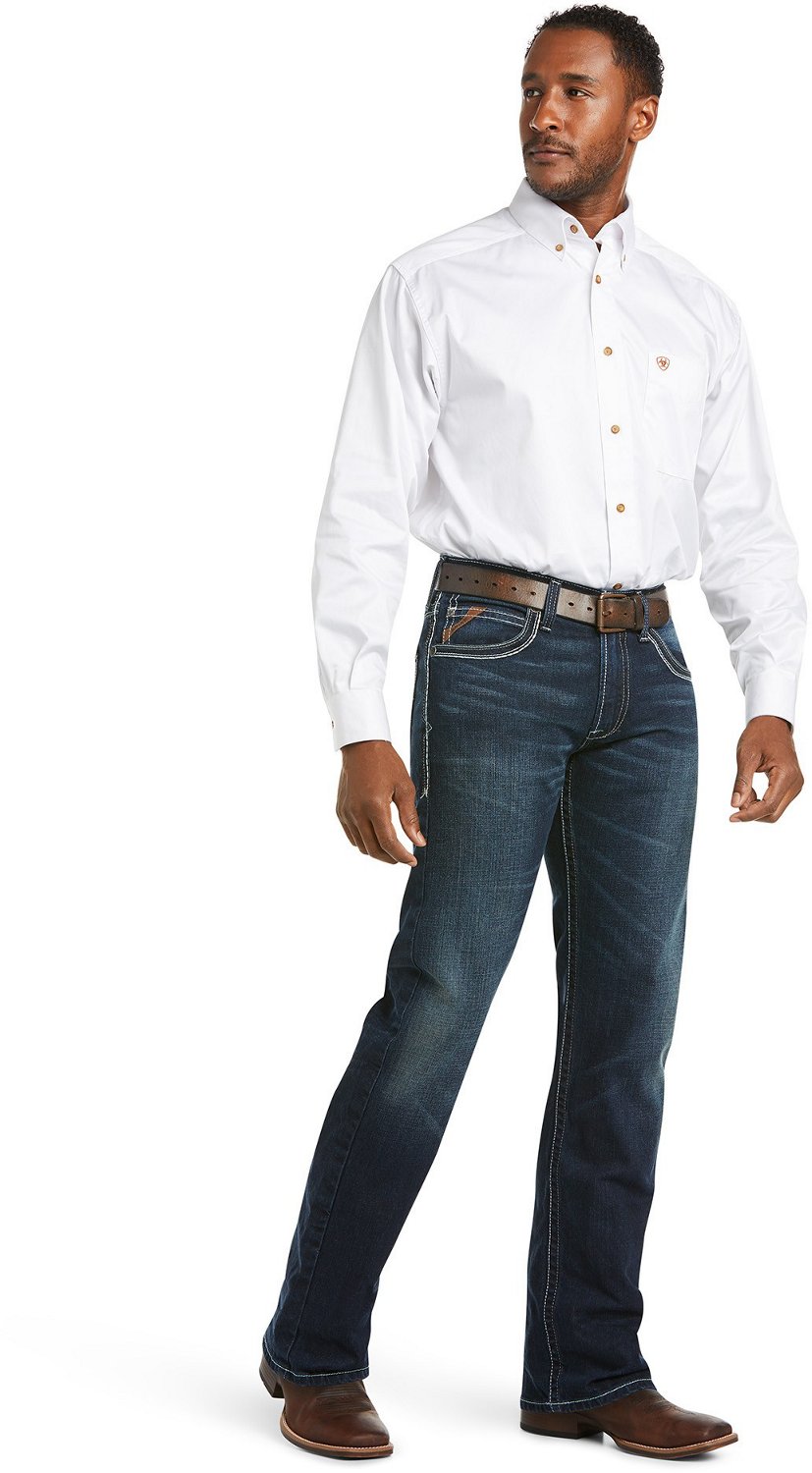 Ariat Men's M5 Slim-Fit Stretch Coltrane Stackable Straight Leg Jeans - view number 6