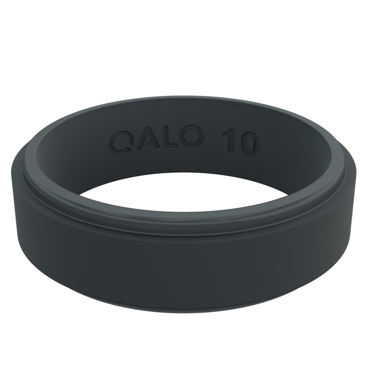 QALO Men’s Narrow Step Edge Ring                                                                                               - view number 2
