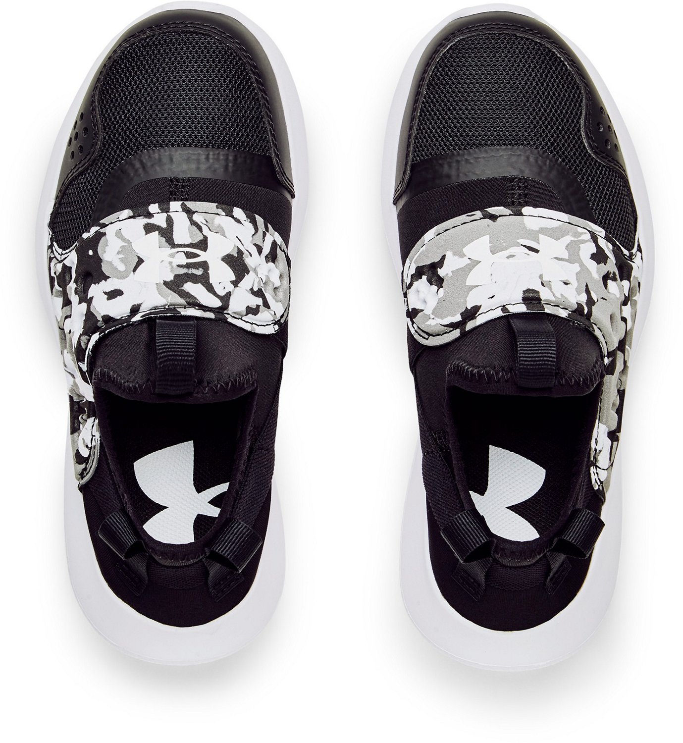 Under Armour Boys' Runplay Camo PreSchool Running Shoes Academy