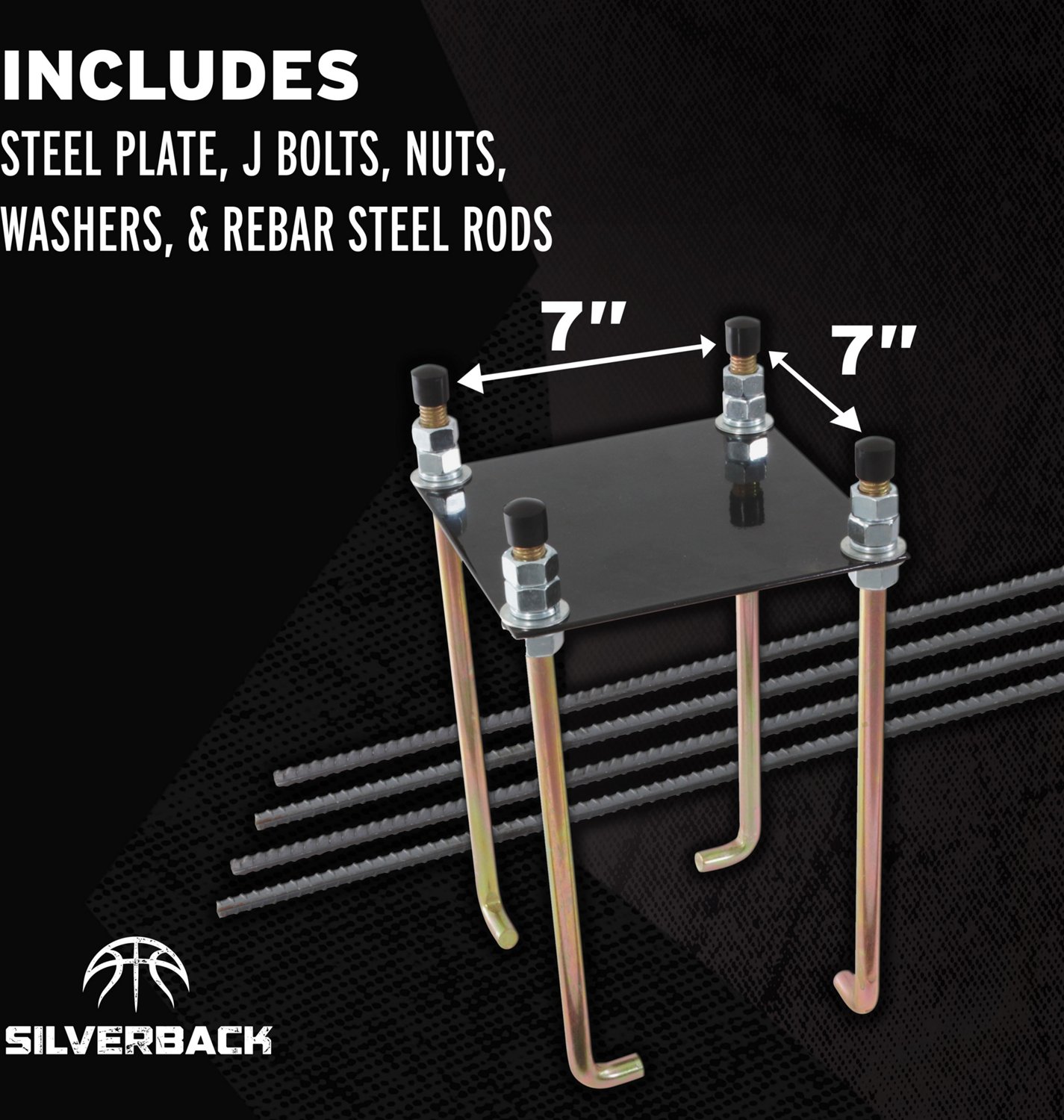 Silverback 7 in Basketball Hoop Anchor - view number 5