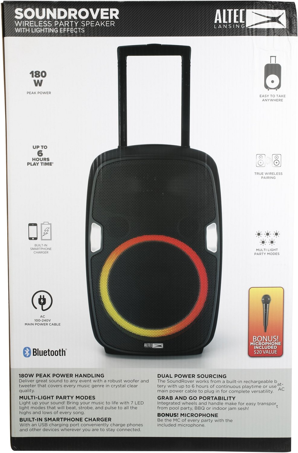 Altec Lansing SoundRover Party Speaker Free Shipping at Academy