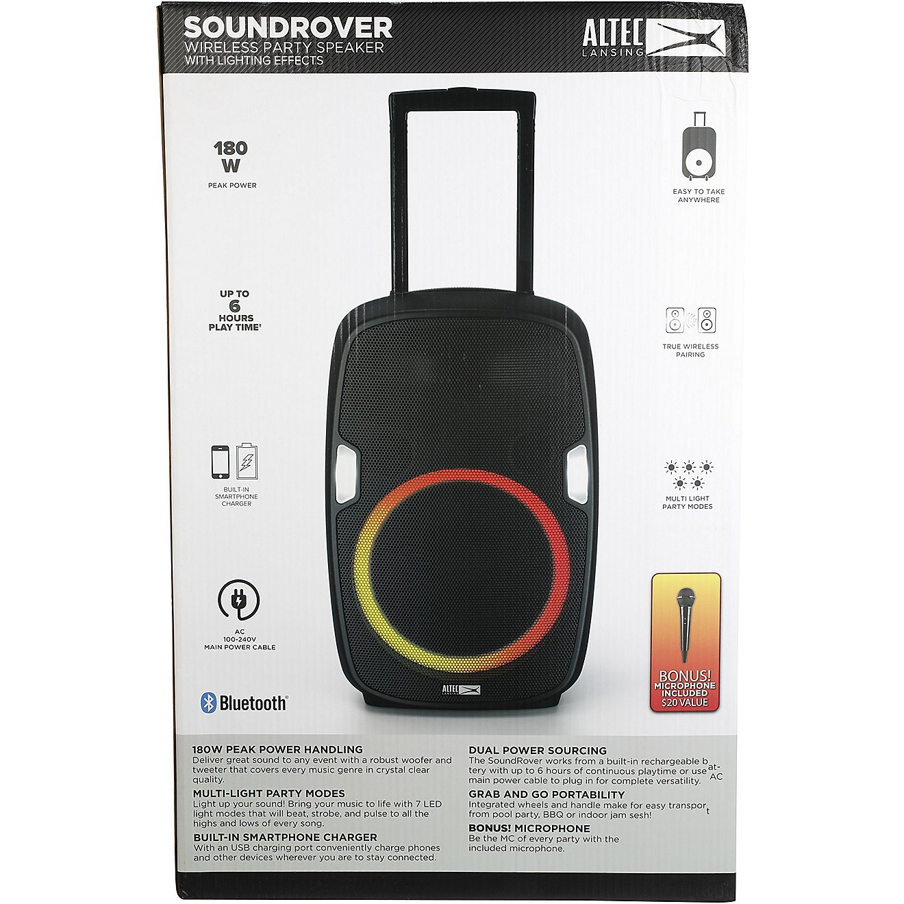 Altec Lansing SoundRover Party Speaker                                                                                           - view number 5