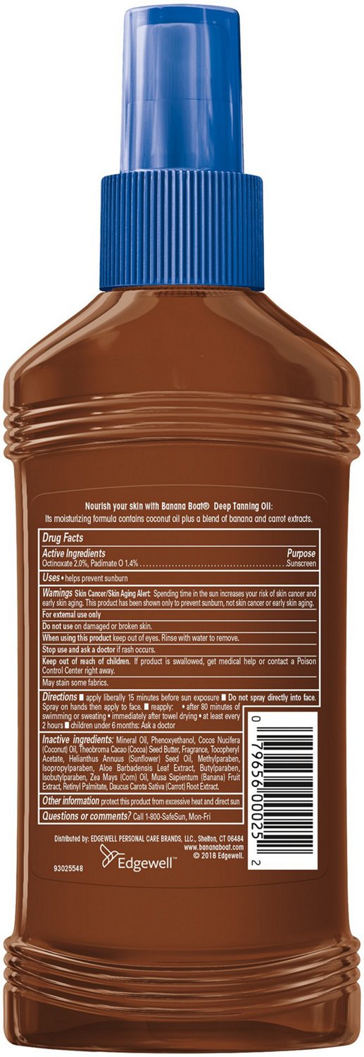 Banana Boat® 8 oz. SPF 4 Deep Tanning Oil Spray                                                                                 - view number 2
