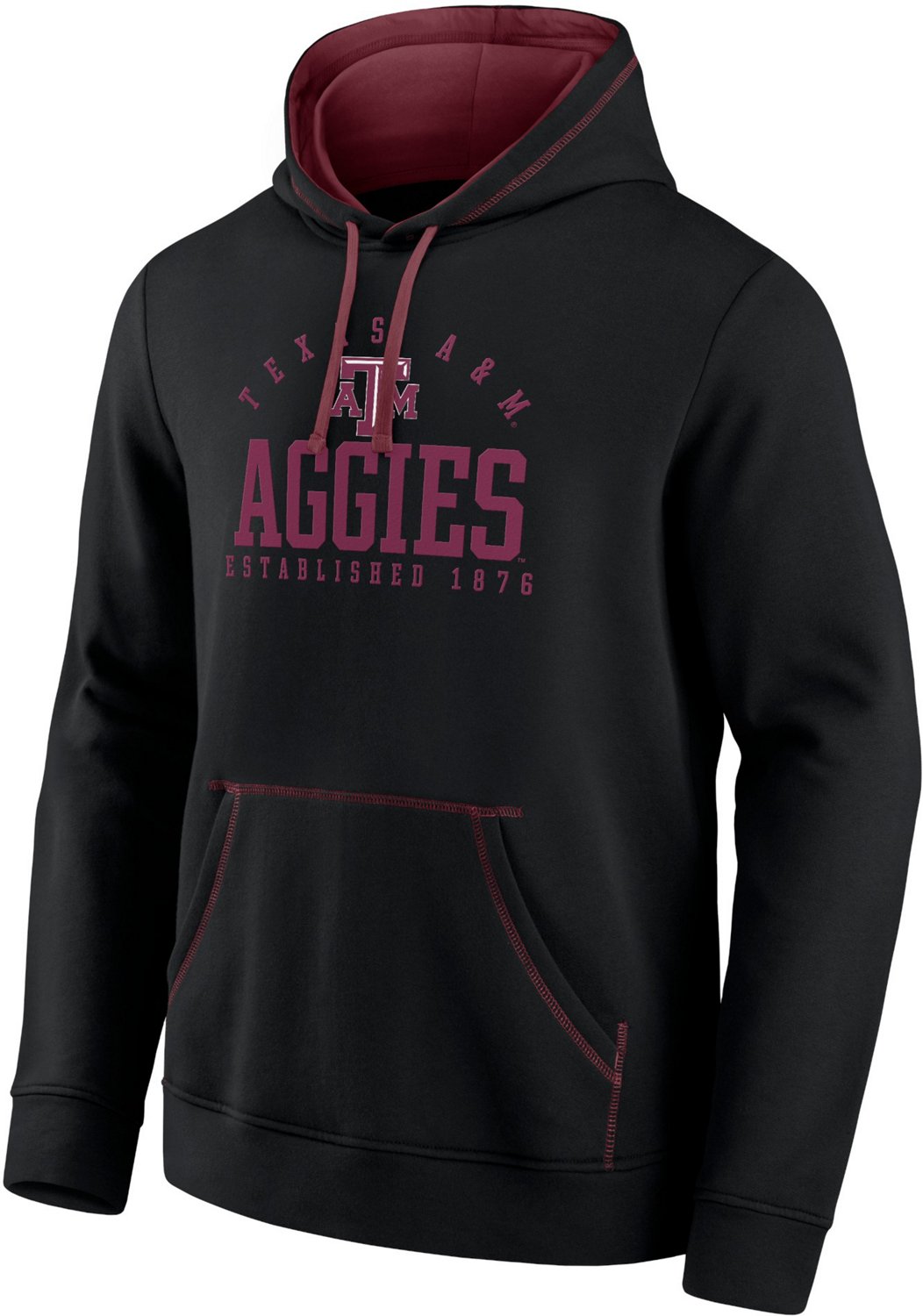 Fanatics Men's Texas A&M University Team Over Mascot Hoodie                                                                      - view number 2