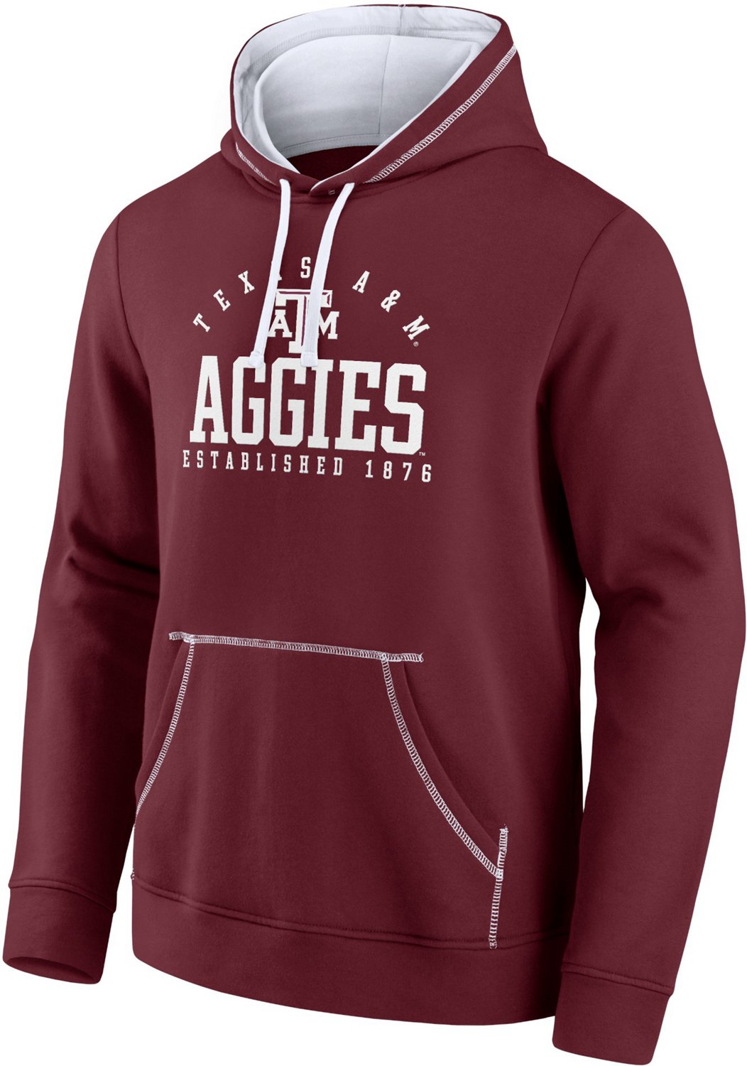 Fanatics Men's Texas A&M University Team Over Mascot Hoodie                                                                      - view number 2