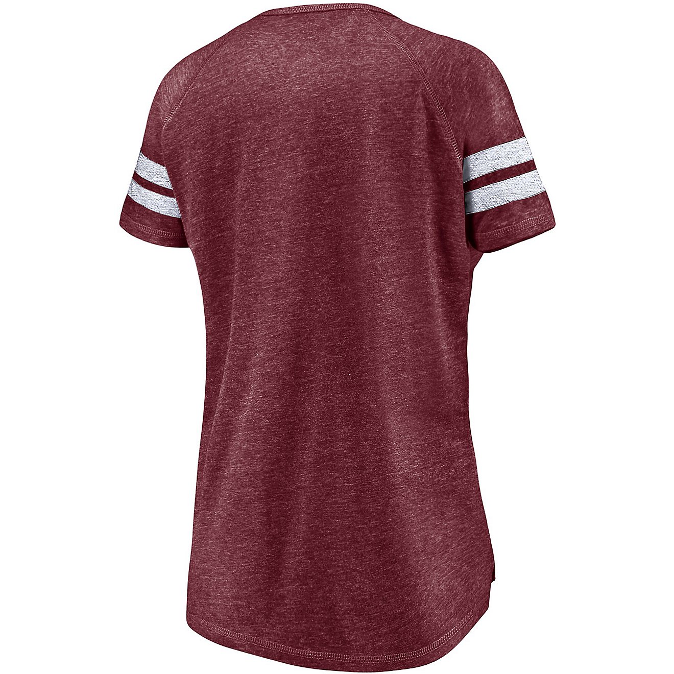 Fanatics Women's Texas A&M University Arched City Tri-Blend Notch Neck Short Sleeve T-shirt                                      - view number 3