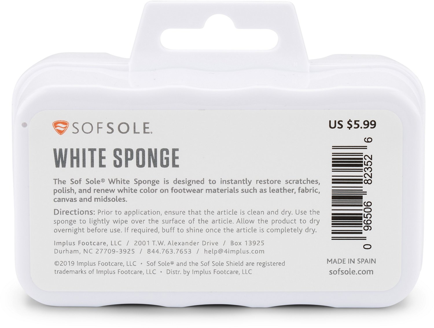 Sof sole hot sale white polish