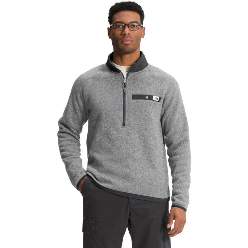 The North Face Men's Gordon Lyons 1/4 Zip Jacket Gray, Medium - Men's Longsleeve Outdoor Tops at Academy Sports product image