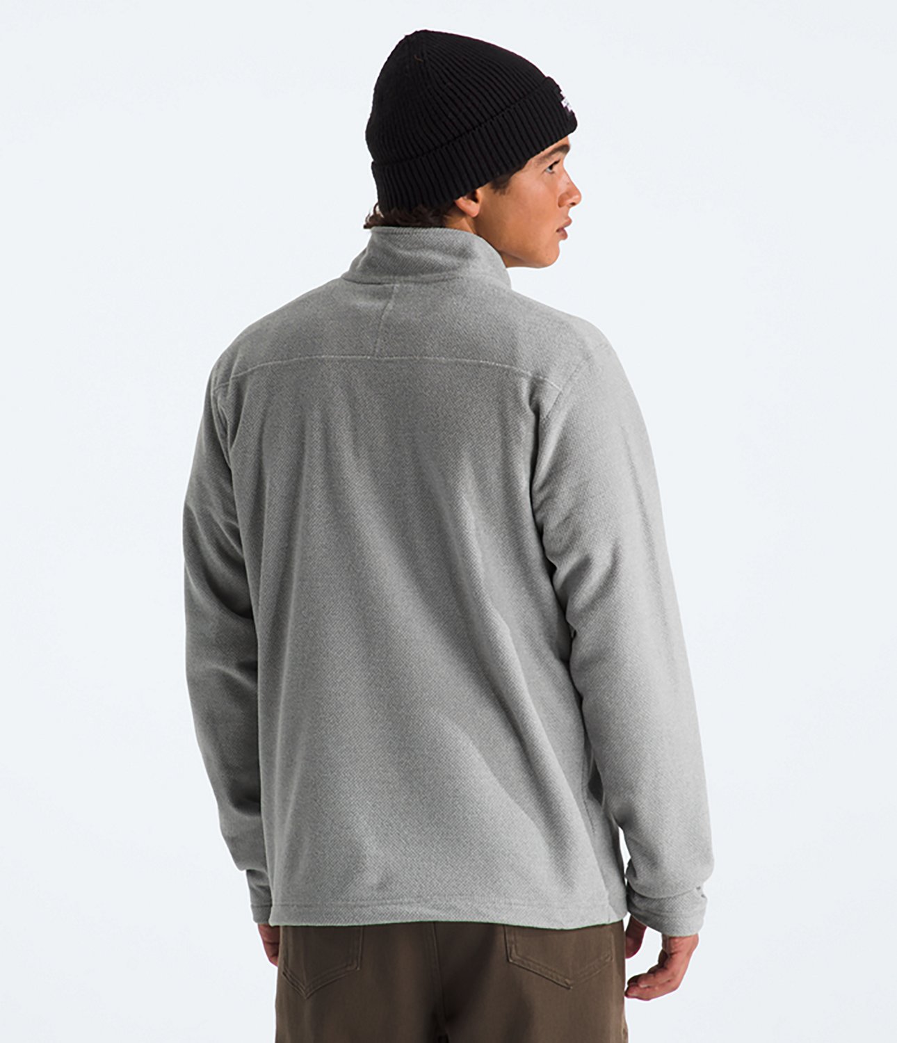 The North Face Men's Textured Cap Rock 1/4 Zip Pullover Sweatshirt - view number 3