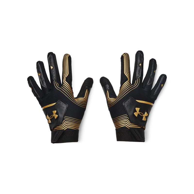 Under Armour Tee Ball Clean Up 21 Batting Gloves, Boys', T-Ball, Black