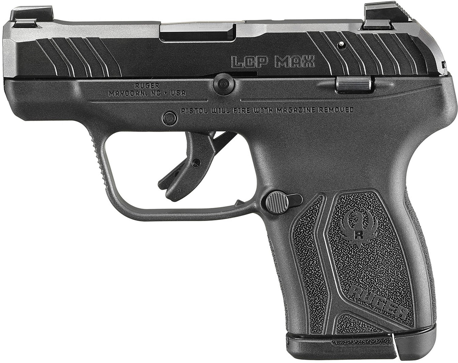 Ruger LCP Max 380 Auto (ACP) 3in Stainless Pistol - 10+1 Rounds