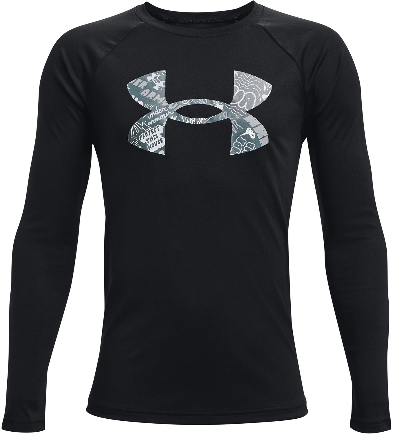 Under Armour Boys' UA Tech™ Logo Fill Graphic T-shirt - view number 1
