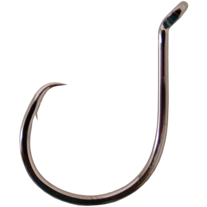 Photos - Fishing Hook / Jig Head Owner SSW Circle Size 9/0 Single Style Hooks 4-Pack Black/Silver, 9/O - Ho 