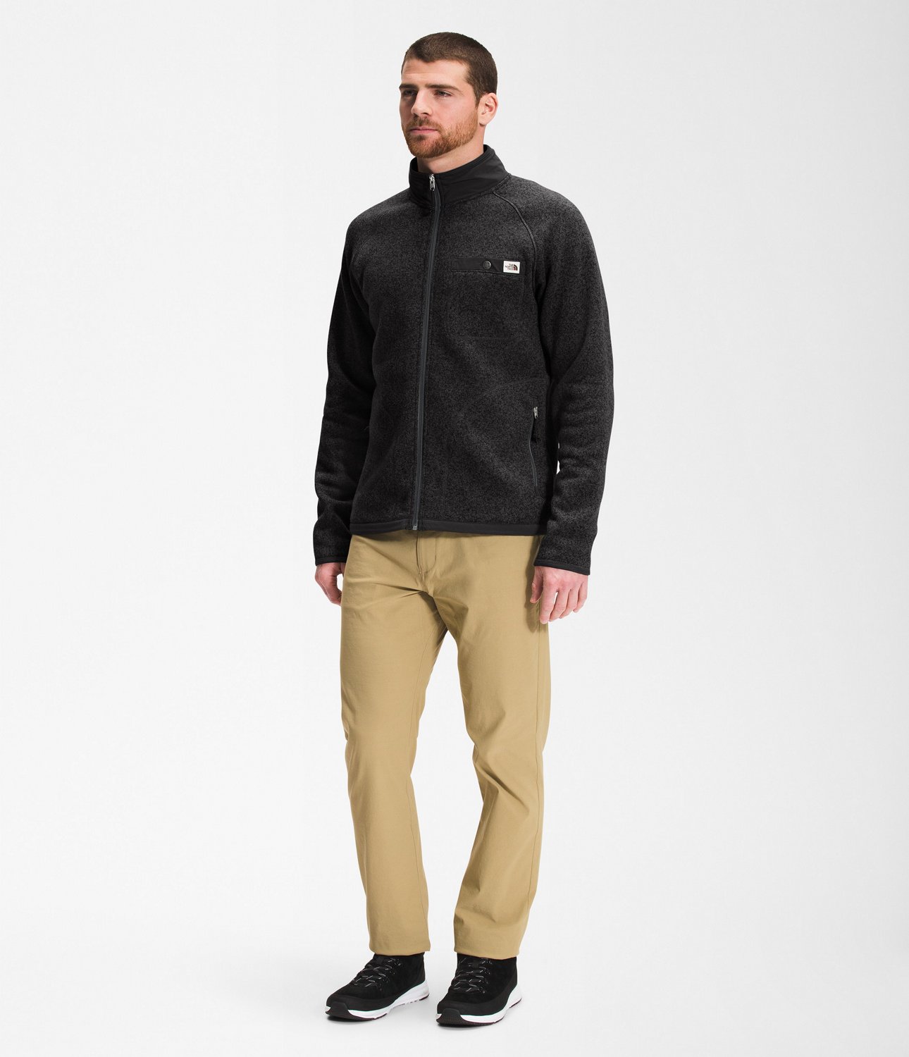 The North Face Men's Gordon Lyons Full Zip Lightweight Sweater Fleece Jacket - view number 3
