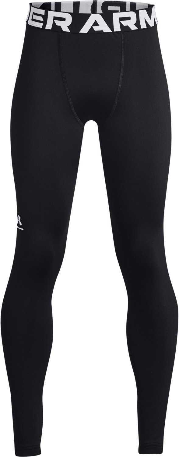 UNDER ARMOUR Boy's YOUTH LARGE Fitted COLDGEAR Leggings Brand New