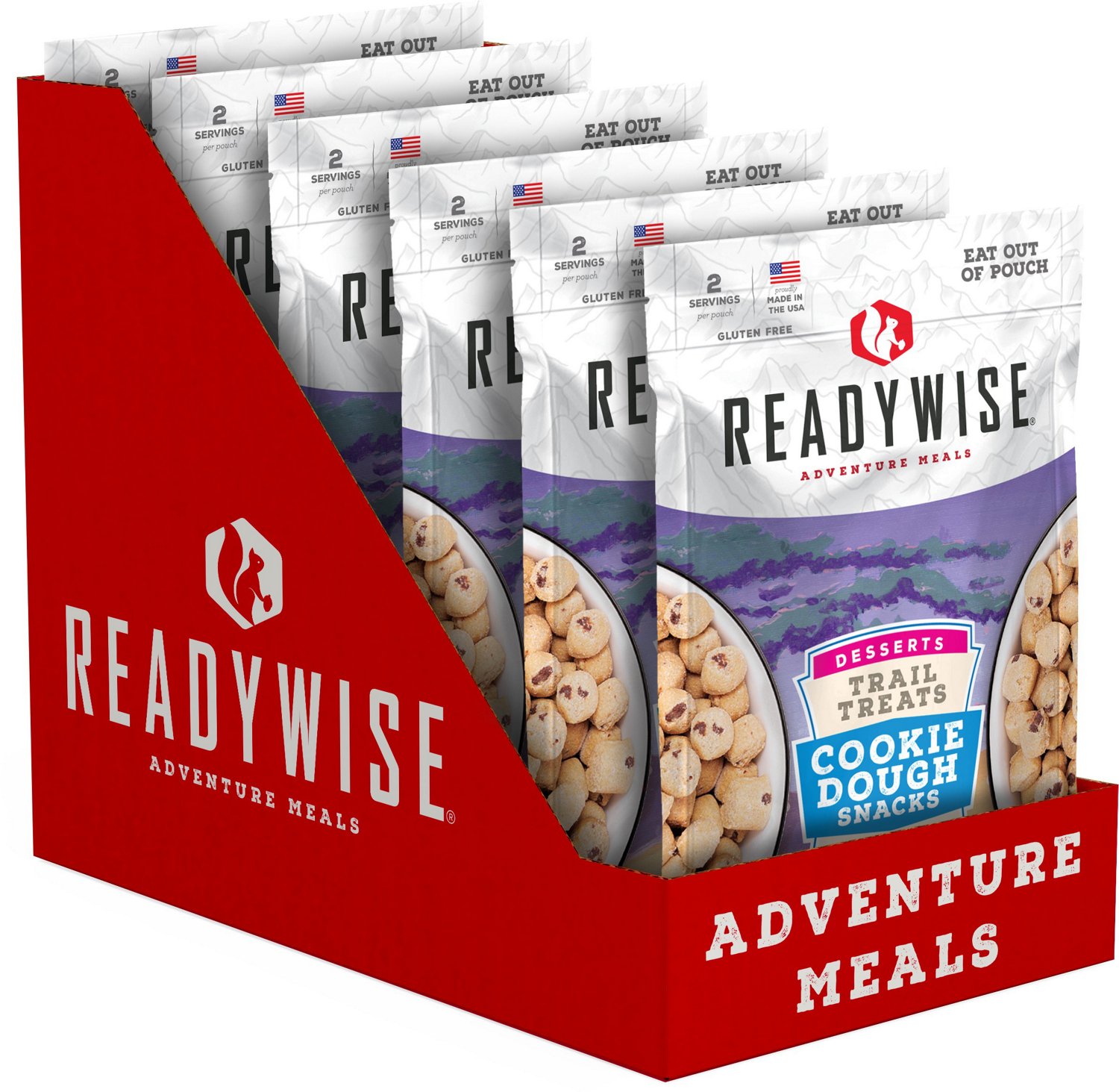Wise Company Readywise Trail Treats Cookie Dough Snacks 6-Pack