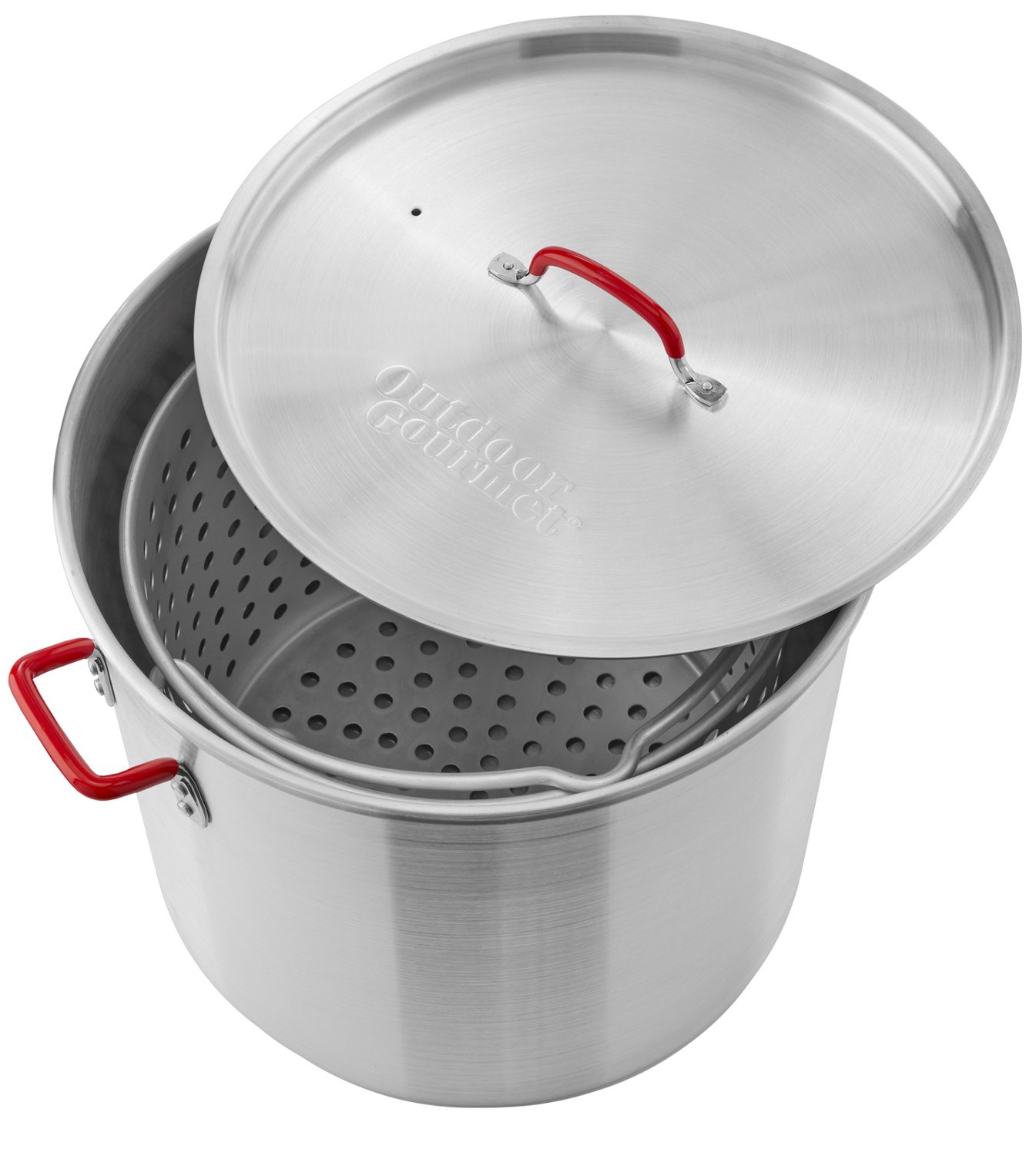 LoCo COOKERS 60-Quart Aluminum Stock Pot and Basket in the Cooking Pots  department at