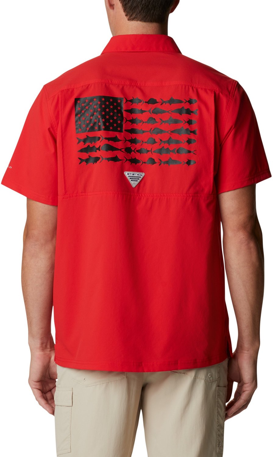 Sportswear Men's University of Georgia Slack Tide Flag Camp Button Down Shirt                                                    - view number 2