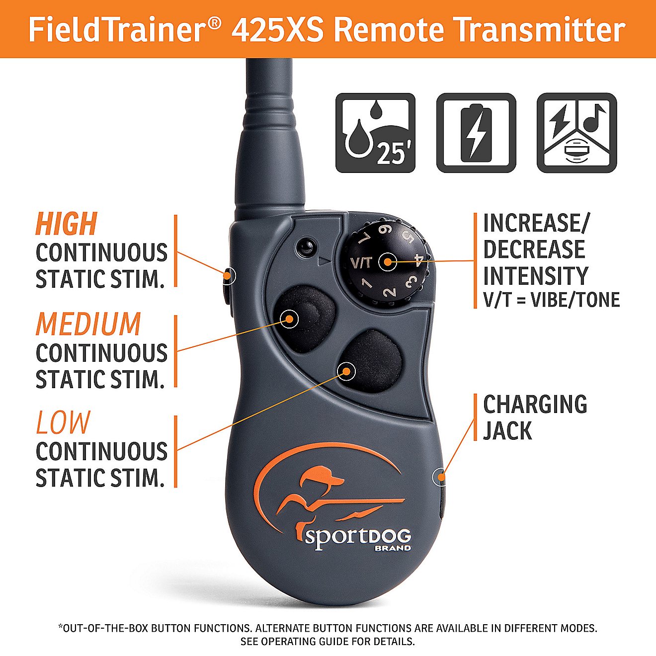 SportDOG Brand FieldTrainer 425XS Remote Trainer                                                                                 - view number 3
