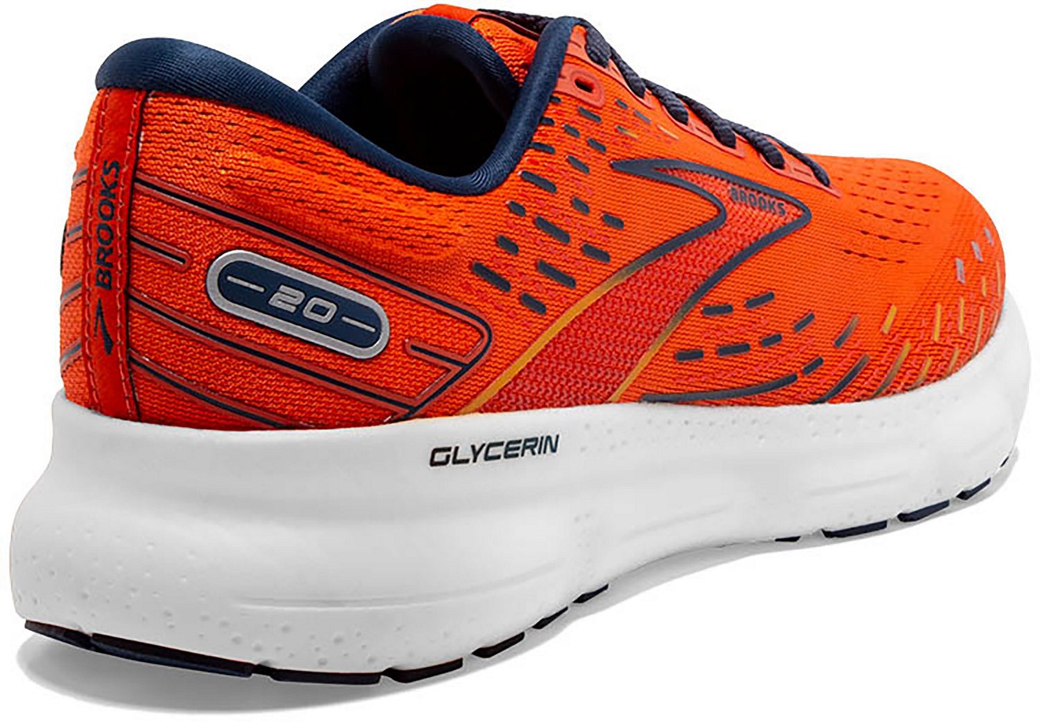 Brooks Men's Glycerin 20 Running Shoes Free Shipping at Academy