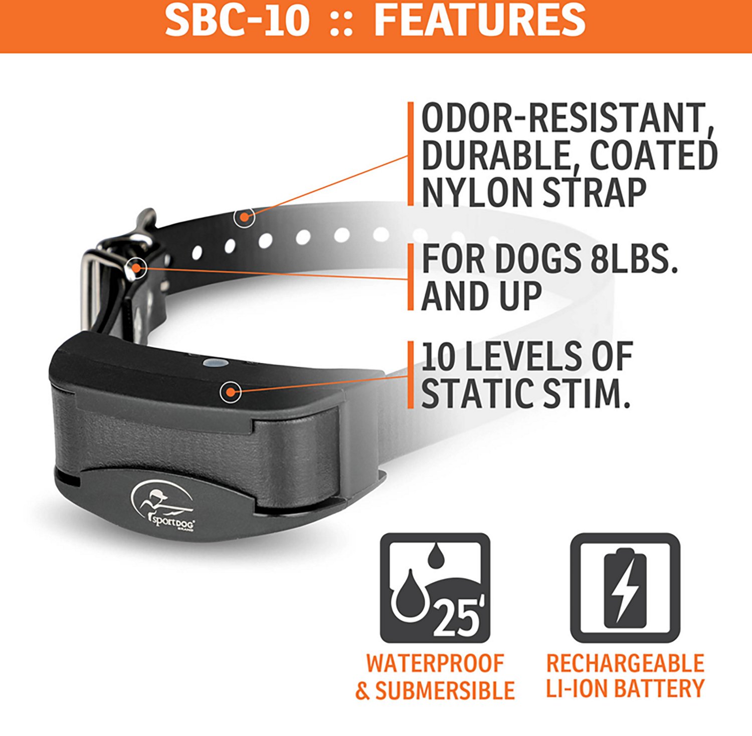 SportDOG Brand SBC-10 NoBark Bark Collar                                                                                         - view number 3