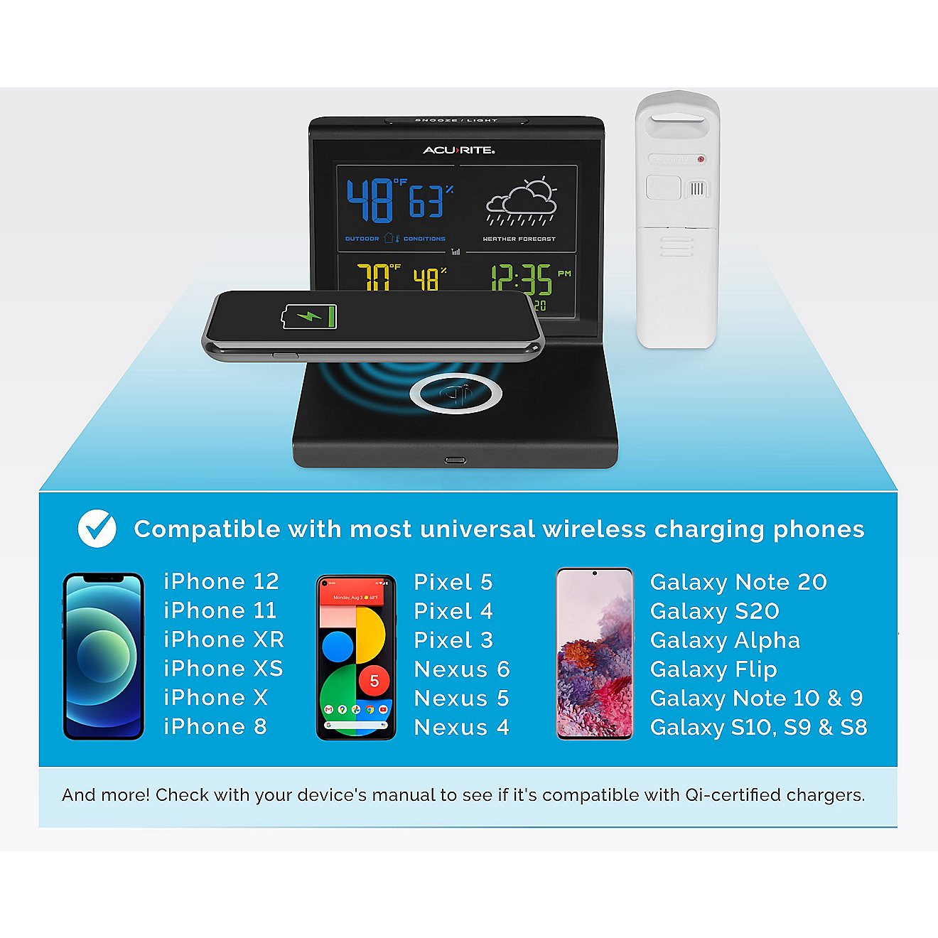 AcuRite Wireless Charger Weather Forecaster                                                                                      - view number 4