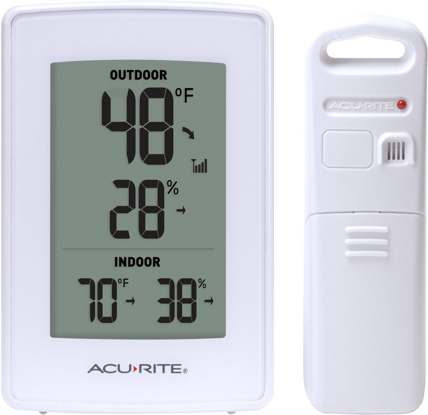 Acurite Indooroutdoor Digital Thermometer And Humidity Gauge Academy