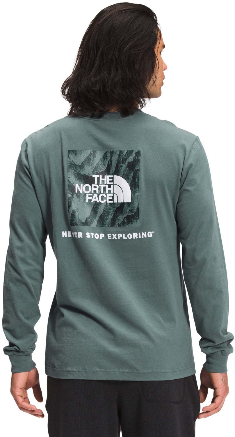 The North Face Men's Box NSE Long Sleeve T-shirt                                                                                 - view number 1 selected