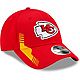 New Era Men's Kansas City Chiefs '21 NFL Home 9FORTYSS Hat                                                                       - view number 4