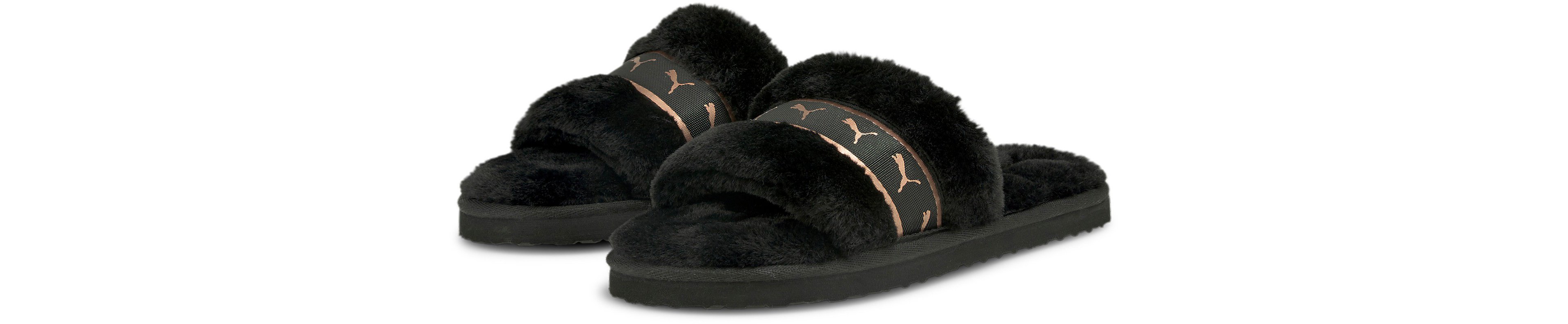 PUMA Women's Fluffy Remix Slides