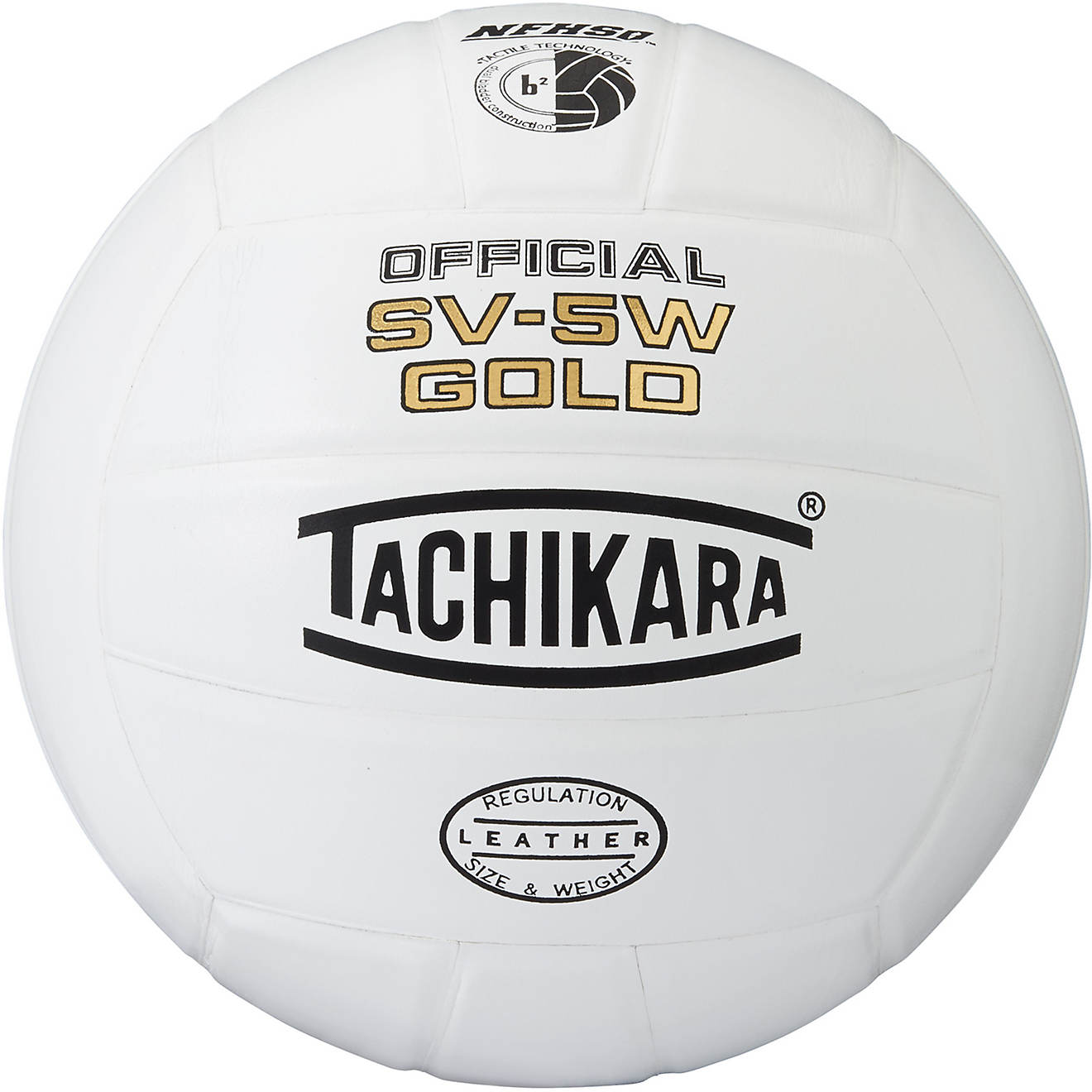 Tachikara Premium Leather Dual Bladder NFHS Approved Indoor Volleyball                                                           - view number 1