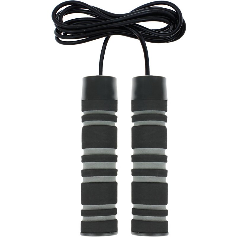 BCG Weighted Jump Rope Gray/Black - Hand Exer. Equip. at Academy Sports