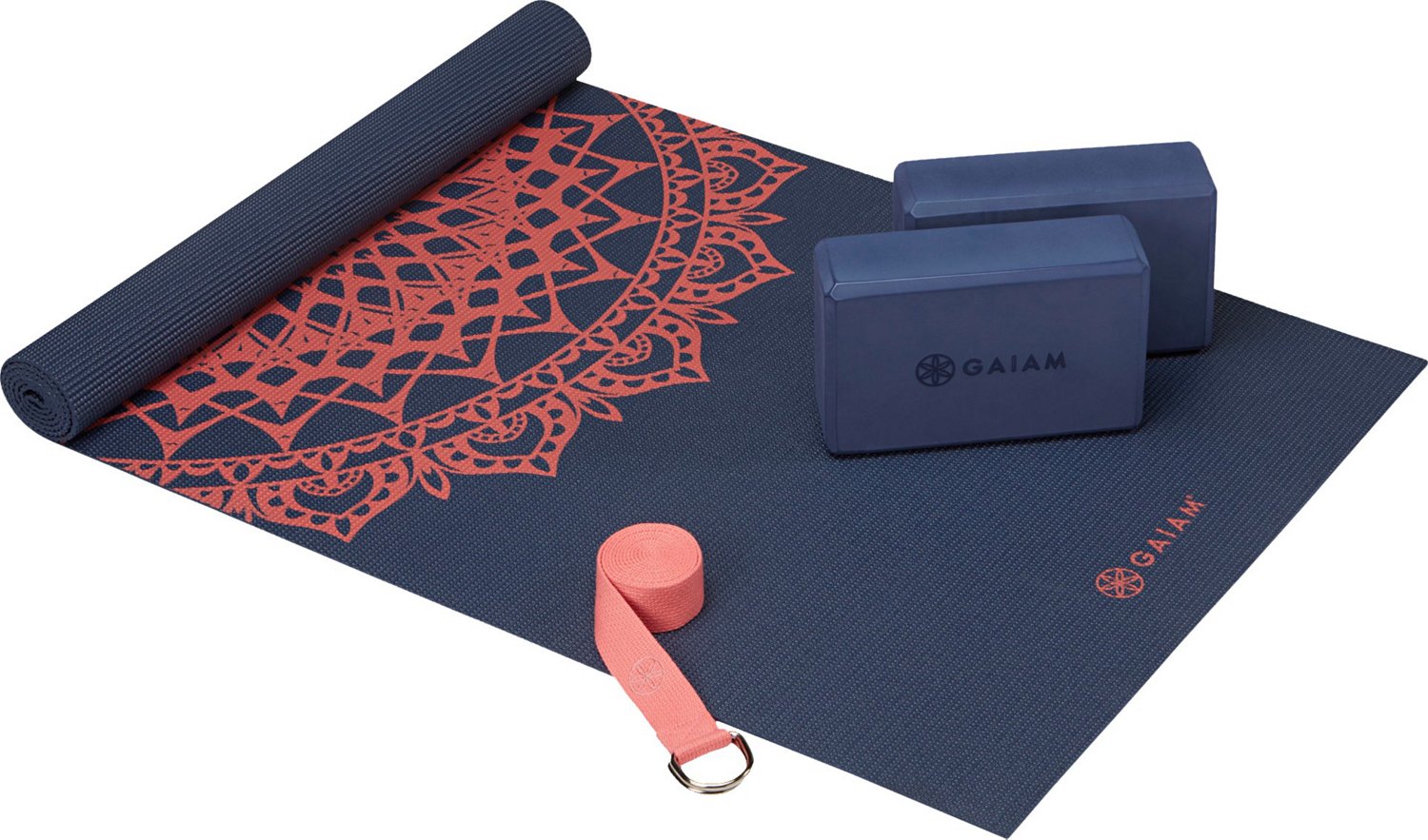 GAIAM YOGA BEGINNERS KIT-Teal/Green