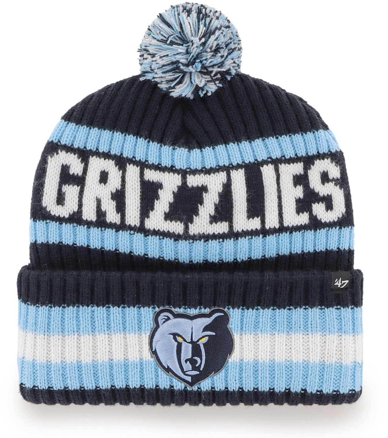 '47 Adults' Memphis Grizzlies Bering Cuff Knit Beanie Hat