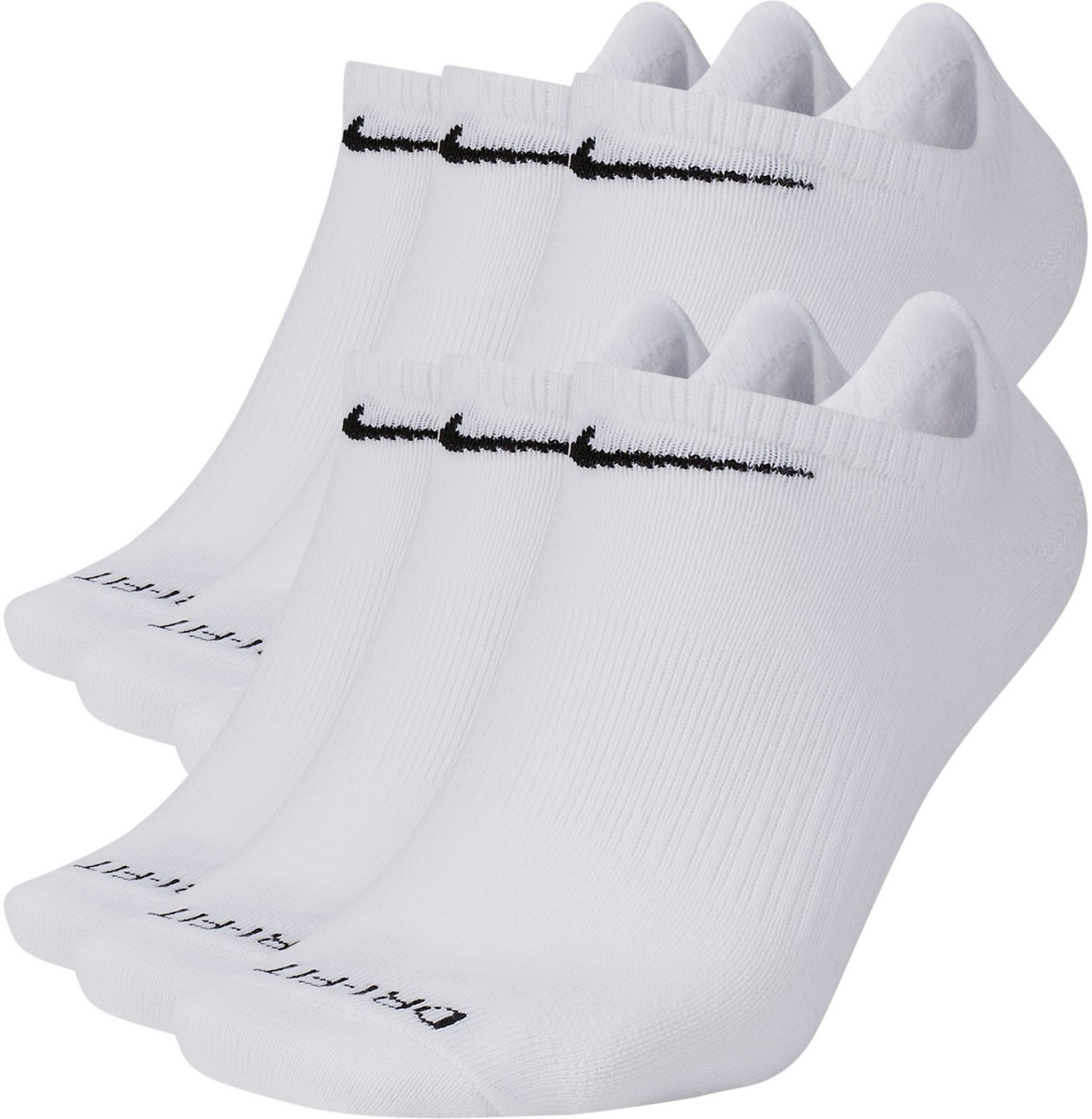 Carne de cordero Museo Guggenheim escapar Nike Women's Everyday Plus Lightweight No-Show Socks 6-Pack | Academy