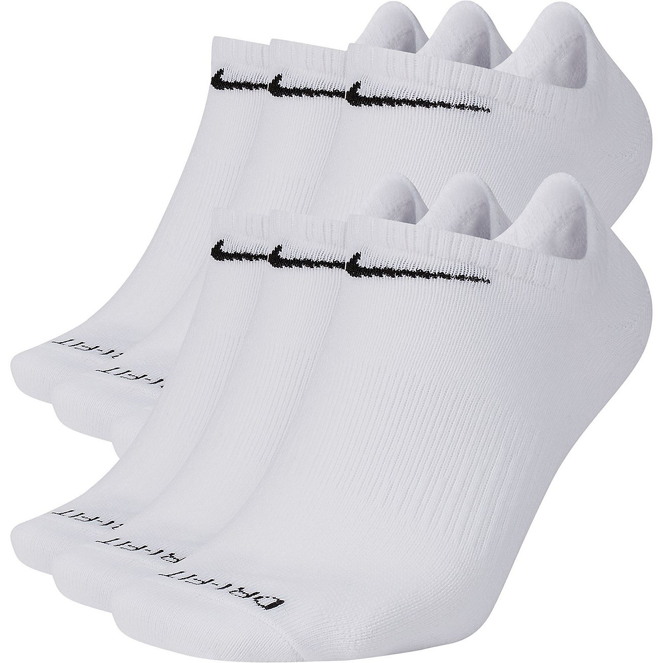 Nike Women's Everyday Plus Lightweight No-Show Socks 6-Pack                                                                      - view number 1