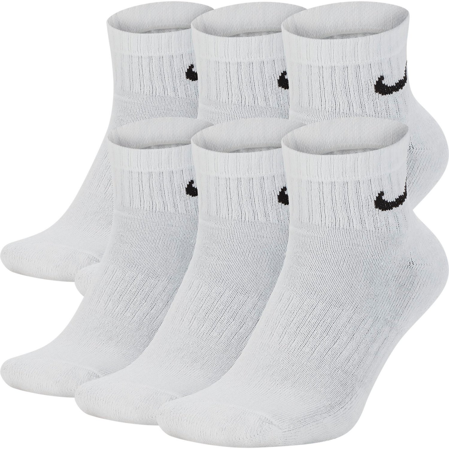 Nike Grip Lightweight Quarter Training Socks in White for Men